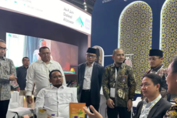 Menteri Agama Yaqut Cholil Qoumas Berupaya Agar Produk Halal Buatan Indonesia Dapat Menembus Pasar Haji Global